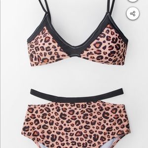 Cupshe Pink Leopard Bikini